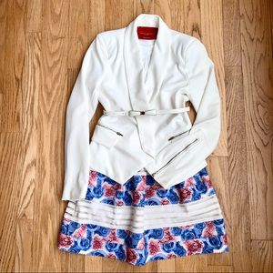 Floral & Striped Skirt